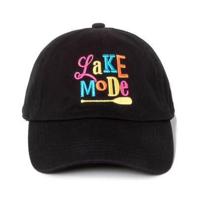 Lake Mode Rainbow Embroidered Baseball Cap (2 Colors)