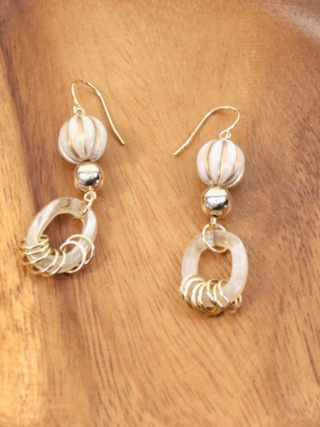 Drop Gold Earrings