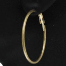 Worn Gold 40mm* Round Hoop Earring