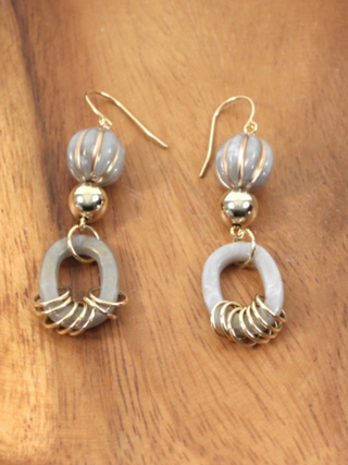 Drop Gold Earrings