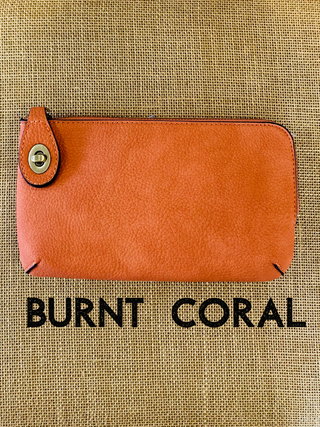 2 in 1 Wristlet/Crossbody  Wallet (Variety of Colors)