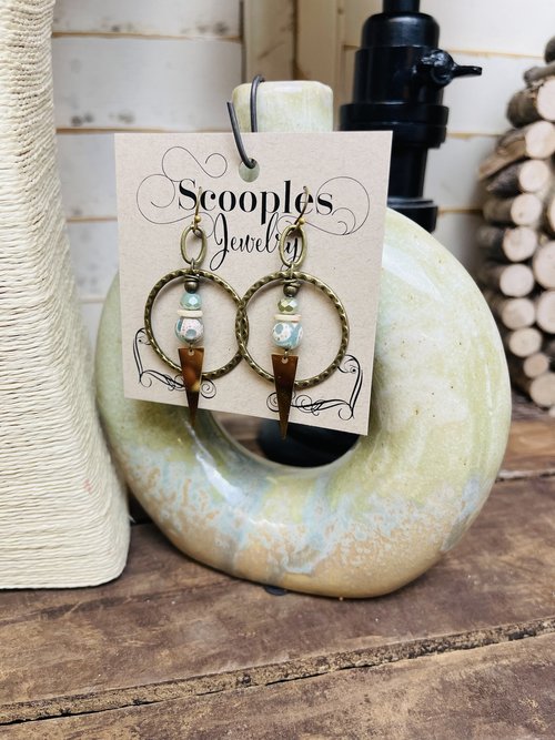 Misty Aqua Earrings by Scooples