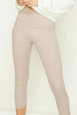 BLUSH MISSION HILLS CROPPED LEGGINGS Final Sale
