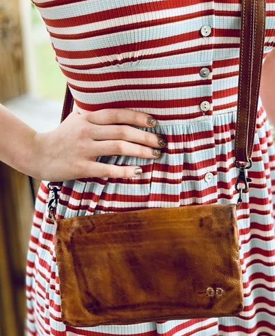 Bed Stu Cadence Crossbody/Wristlit in Tan Rustic