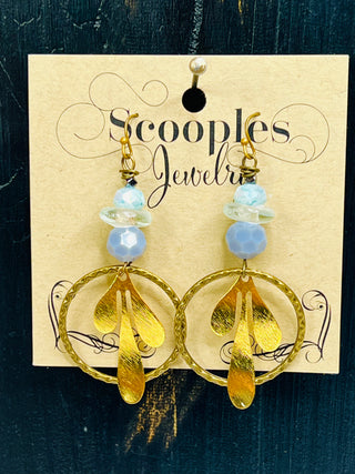 Lilac Rain Earrings by Scooples