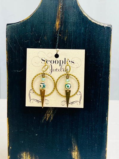 Misty Aqua Earrings by Scooples