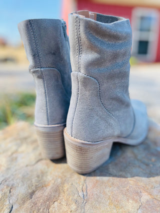 Majes Tic Booties by Diba True in Pewter Final Sale
