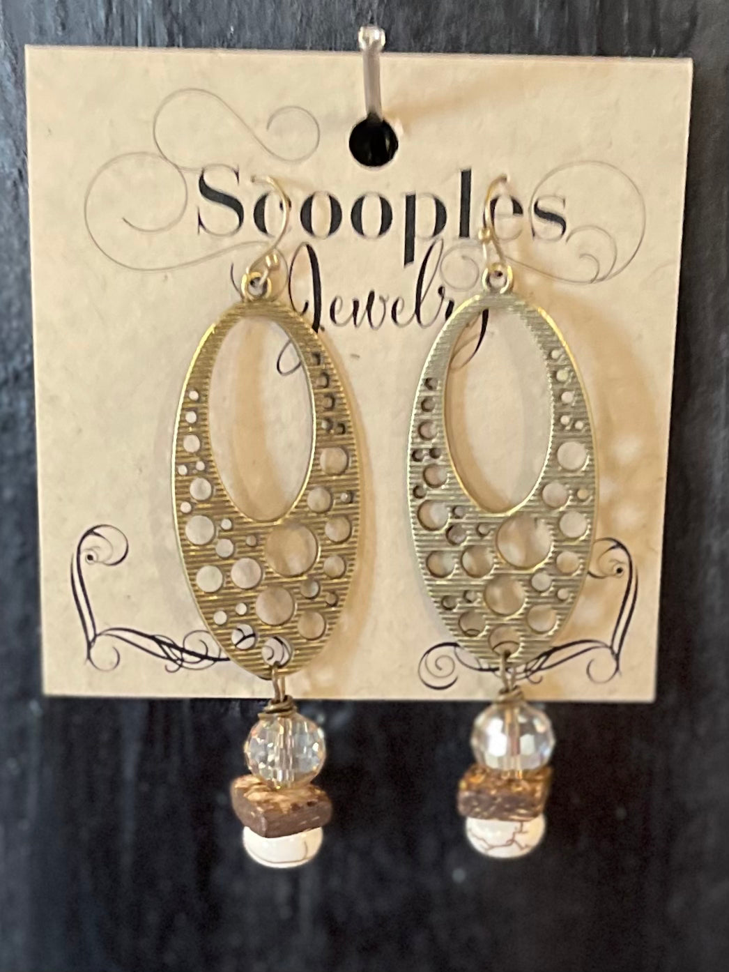Scooples Natural Spice Earrings
