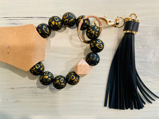 SILICONE BEAD KEYCHAIN (10 colors)