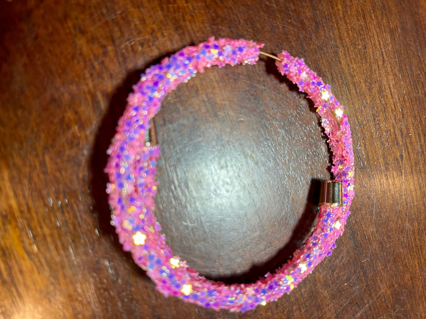Sophia's Corner Colored Sparkle Bangle Wrap Bracelet (9 colors)