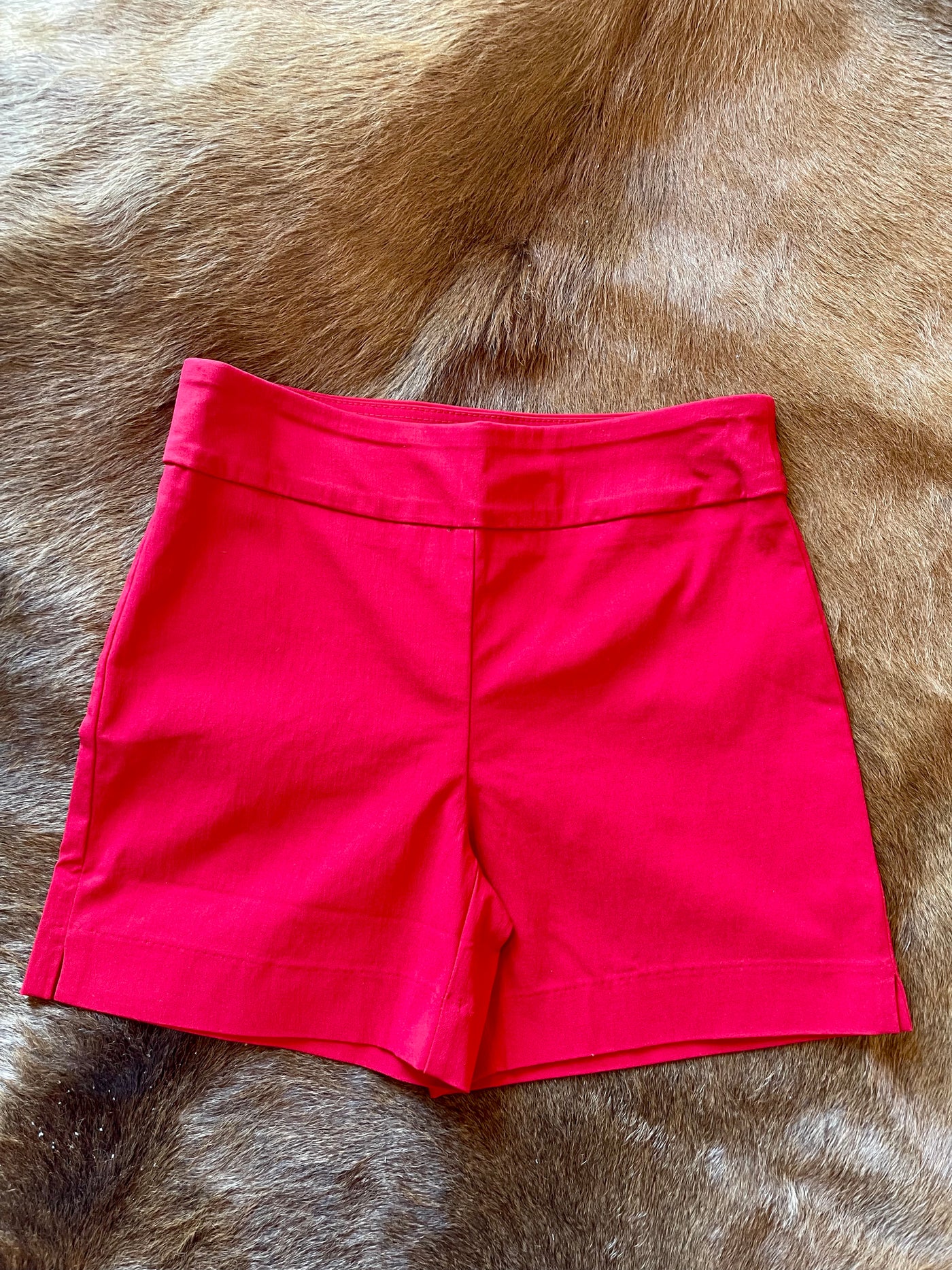 Red Solid 5" Millennium Pull On Shorts