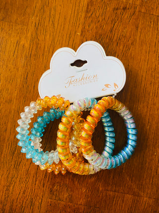 Sophia's Corner 4 Piece Hair Ties (3 colors)