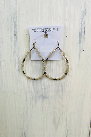 Beaded Teardrop Earrings