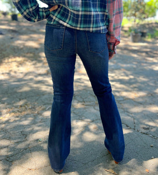 Articles of Society Dark Wash Kendra Boot Cut Jeans Final Sale
