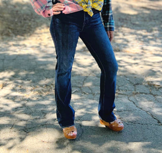 Articles of Society Dark Wash Kendra Boot Cut Jeans Final Sale