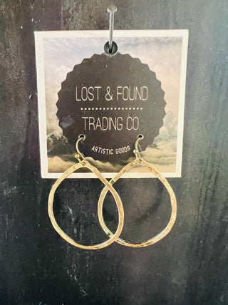 Gold Teardrop Earrings