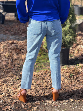Articles of Society "Kate-Dorris" Cropped Jeans in Lightwash Final Sale