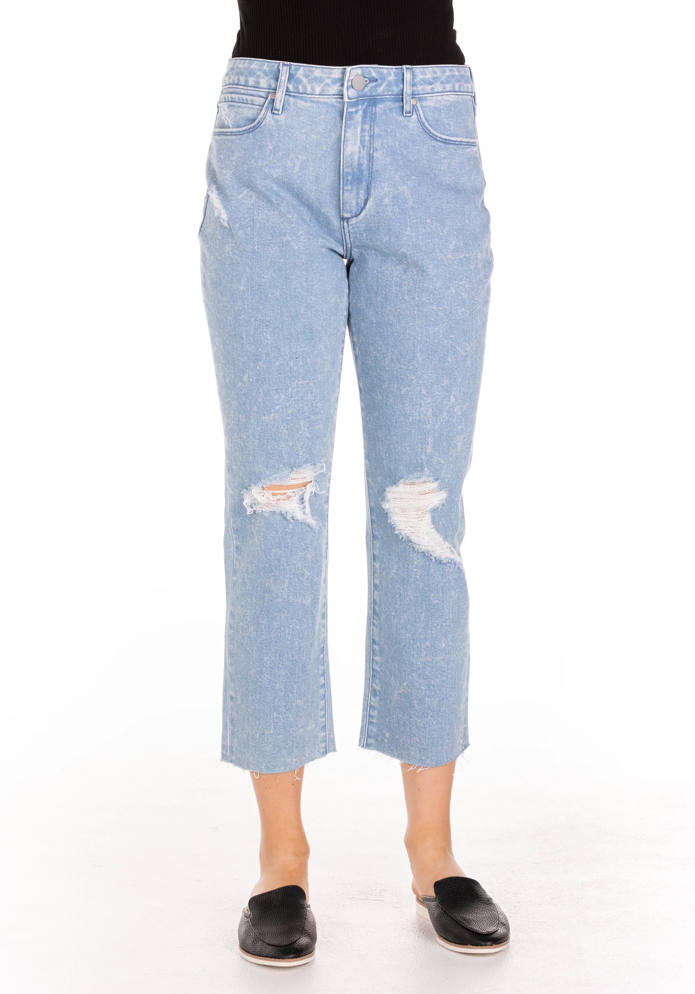 Articles of Society "Kate-Dorris" Cropped Jeans in Lightwash Final Sale
