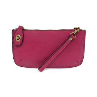 HOT PINK LUX CROSSBODY WRISTLET CLUTCH