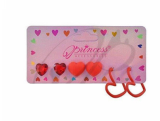 Sophia's Corner 3 PAIR SET HEART EARRINGS