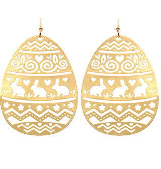 Easter Egg Filigree Earrings (2 colors)