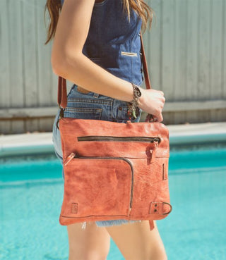 BED STU "Aiken" Bag in Blush Rustic