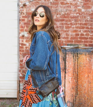 BED STU "Amina" Shoulder/Crossbody Bag in Black DD