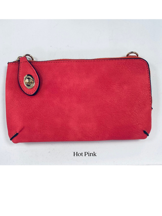 2 in 1 Wristlet/Crossbody  Wallet (Variety of Colors)