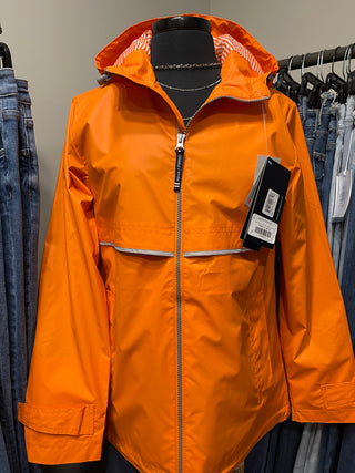 WOMEN'S NEW ENGLANDER® RAIN JACKET WITH PRINTED LINING